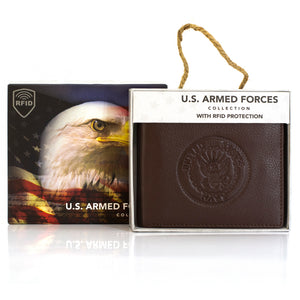 Licensed Embossed Military Wallets