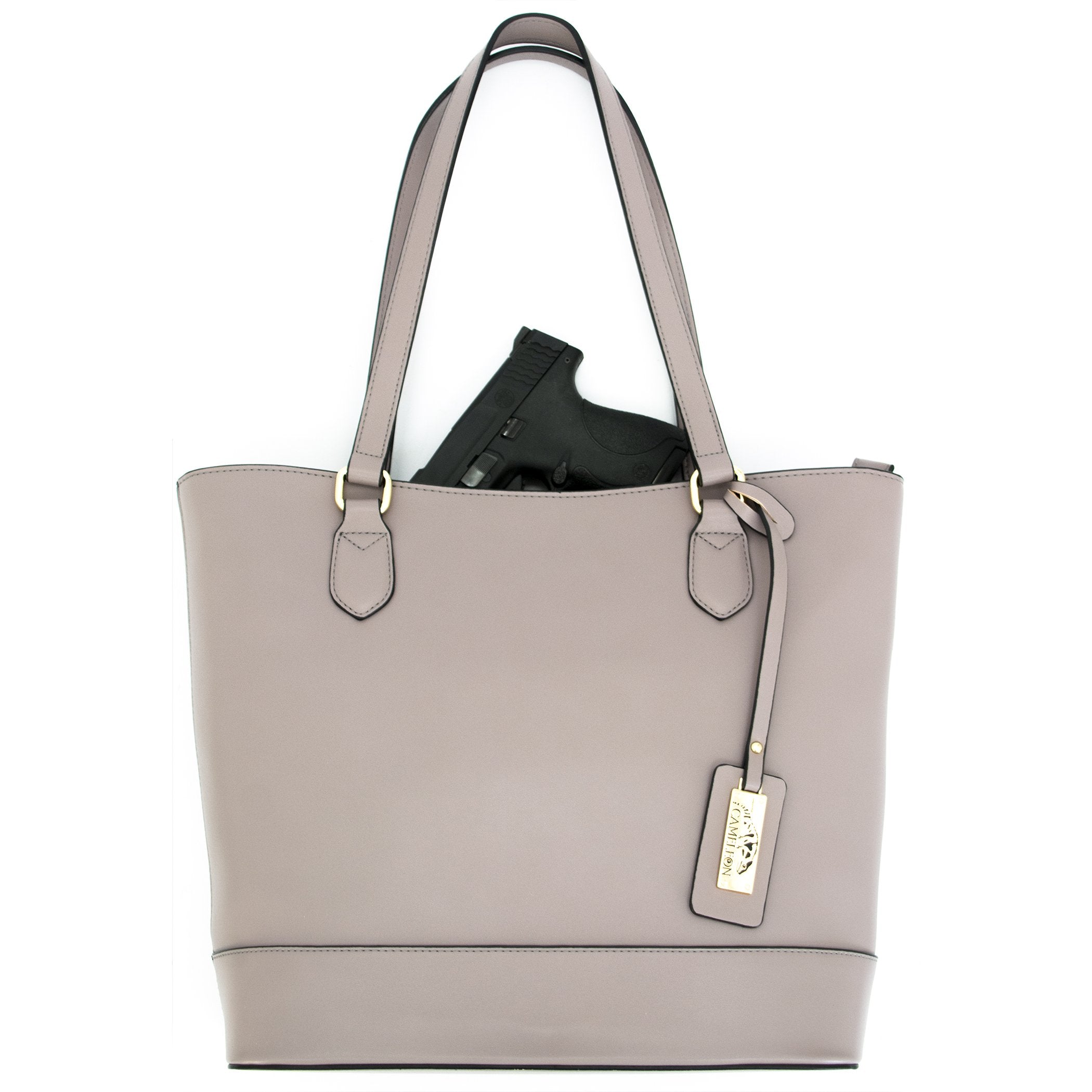 Best Evelyn Bag in Canvas and Genuine Leather, Gray – Bob Oré